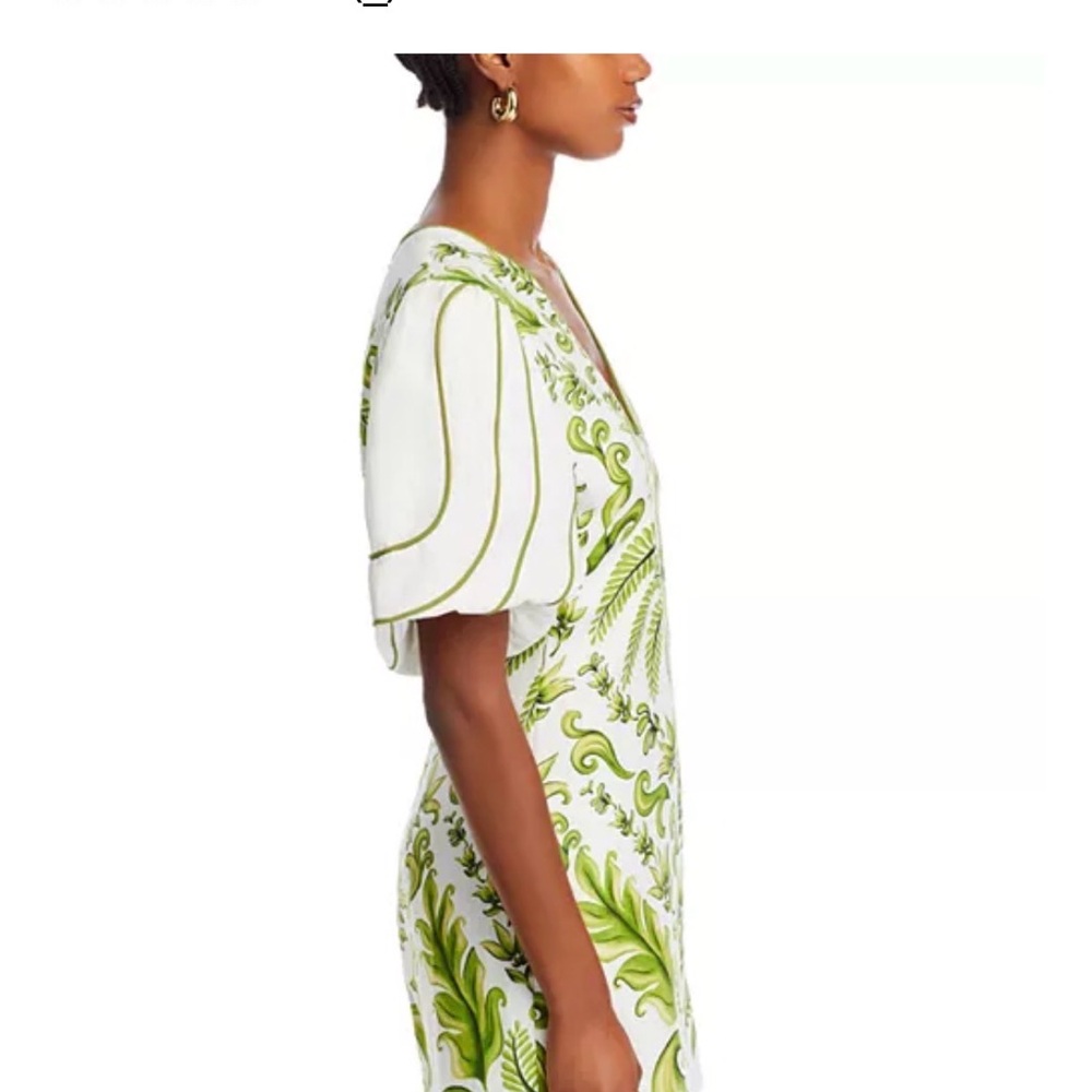 FARM Rio Milani off-white linen mini dress - Picture 3 of 7